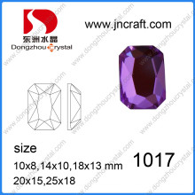 Piedras de Octangon de cristal trasero del envío rápido de la alta calidad a granel